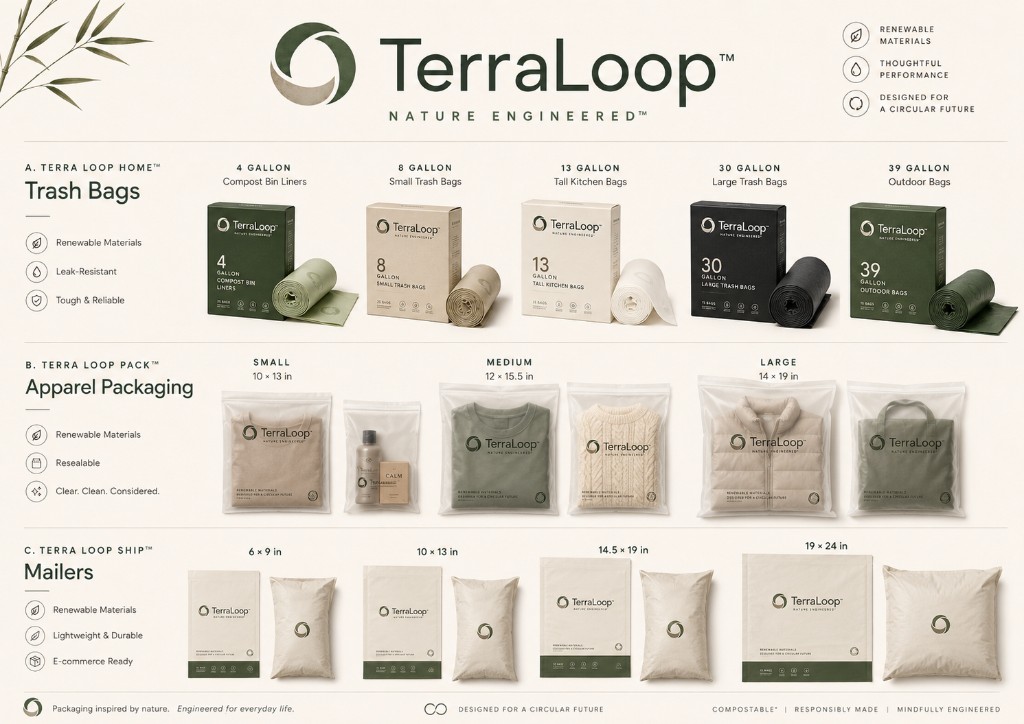 100% Compostable Trash Bags — 39 Gallon · Outdoor bins & yard cleanup